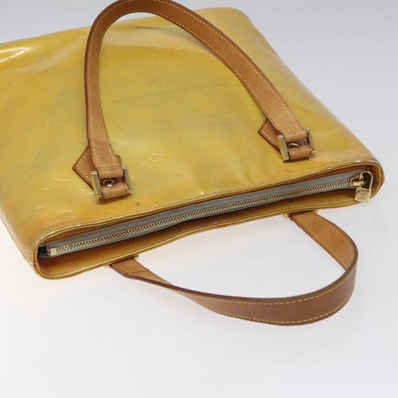 LOUIS VUITTON Monogram Vernis Houston Hand Bag Gris M91053 - Picture 6 of 16